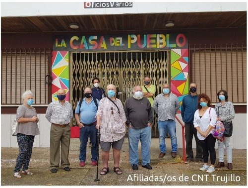 CNT Extremadura denuncia el abandono de los locales sindicales de Trujillo por el Ministerio de Trabajo