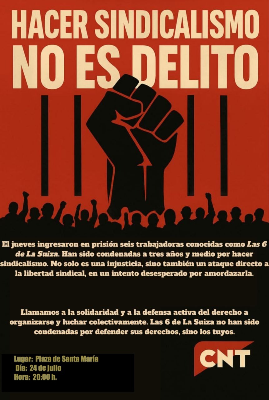 hacer sindicalismo no es delito